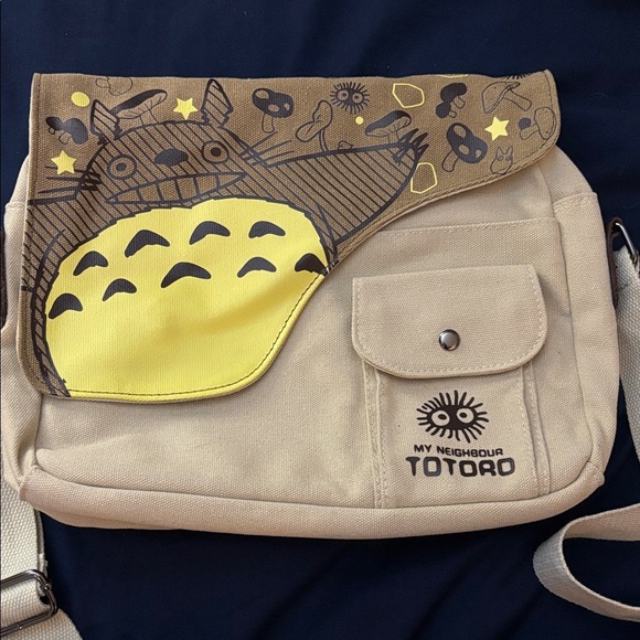 Anime My Neighbor Totoro Messenger Bag Canves Satchel unisex school book bag - Picture 1 of 5